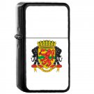 Congo (Congo-Brazzaville) Country National Emblem Flag - Oil Flip Top Black Lighters 1368