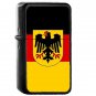 Germany Country National Emblem Flag - Oil Windproof Flip Top Black Lighters Briquet Encendedor 1609