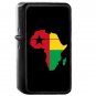 Guinea-Bissau Country National Emblem Flag - Oil Flip Top Black Lighters 1667