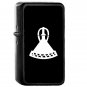 Lesotho Country National Emblem Flag - Oil Windproof Flip Top Black Lighters Briquet Encendedor 1892