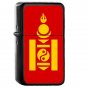 Mongolia Country National Emblem Flag - Oil Flip Top Black Lighters 2034
