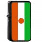 Niger Country National Emblem Flag - Oil Windproof Flip Top Black Lighters Briquet Encendedor 2102