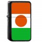 Niger Country National Emblem Flag - Oil Windproof Flip Top Black Lighters Briquet Encendedor 2103