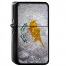 Cyprus Country National Emblem Flag - Oil Windproof Flip Top Black Lighters Briquet Encendedor 1402