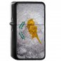 Cyprus Country National Emblem Flag - Oil Windproof Flip Top Black Lighters Briquet Encendedor 1402