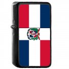 Dominican Republic Country National Emblem Flag - Oil Flip Top Black Lighters 1454