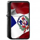 Dominican Republic Country National Emblem Flag - Oil Flip Top Black Lighters 1461