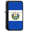 El Salvador Country National Emblem Flag - Oil Flip Top Black Lighters 1483