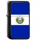 El Salvador Country National Emblem Flag - Oil Flip Top Black Lighters 1489