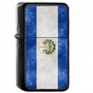 El Salvador Country National Emblem Flag - Oil Flip Top Black Lighters 1490