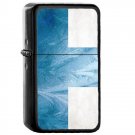 Finland Country National Emblem Flag - Oil Windproof Flip Top Black Lighters Briquet Encendedor 1561