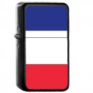 France Country National Emblem Flag - Oil Windproof Flip Top Black Lighters Briquet Encendedor 1566