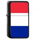 France Country National Emblem Flag - Oil Windproof Flip Top Black Lighters Briquet Encendedor 1575