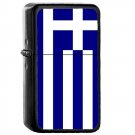 Greece Country National Emblem Flag - Oil Windproof Flip Top Black Lighters Briquet Encendedor 1628