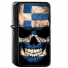 Greece Country National Emblem Flag - Oil Windproof Flip Top Black Lighters Briquet Encendedor 1630