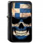 Greece Country National Emblem Flag - Oil Windproof Flip Top Black Lighters Briquet Encendedor 1630