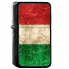 Italy Country National Emblem Flag - Oil Windproof Flip Top Black Lighters Briquet Encendedor 1782