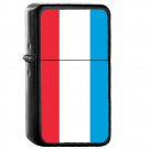 Luxembourg Country National Emblem Flag - Oil Flip Top Black Lighters 1925
