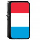 Luxembourg Country National Emblem Flag - Oil Flip Top Black Lighters 1926