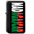 Madagascar Country National Emblem Flag - Oil Flip Top Black Lighters 1936
