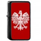 Poland Country National Emblem Flag - 	Oil Windproof Flip Top Black Lighters Briquet Encendedor 2204