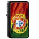 Portugal Country National Emblem Flag - Oil Flip Top Black Lighters 2214