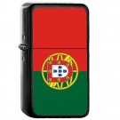 Portugal Country National Emblem Flag - Oil Flip Top Black Lighters 2217
