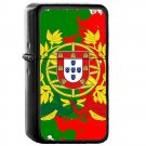 Portugal Country National Emblem Flag - Oil Flip Top Black Lighters 2218