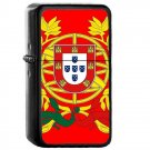 Portugal Country National Emblem Flag - Oil Flip Top Black Lighters 2223
