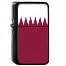 Qatar Country National Emblem Flag - 	Oil Windproof Flip Top Black Lighters Briquet Encendedor 2231