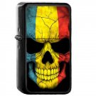 Romania Country National Emblem Flag - Oil Flip Top Black Lighters 2234