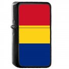 Romania Country National Emblem Flag - Oil Flip Top Black Lighters 2235
