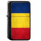 Romania Country National Emblem Flag - Oil Flip Top Black Lighters 2237