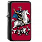 Russia Country National Emblem Flag - 	Oil Windproof Flip Top Black Lighters Briquet Encendedor 2244