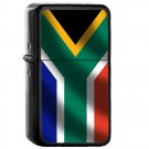 South Africa Country National Emblem Flag - Oil Flip Top Black Lighters 2402