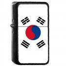 South Korea Country National Emblem Flag - Oil Flip Top Black Lighters 2405