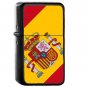 Spain Country National Emblem Flag - 	Oil Windproof Flip Top Black Lighters Briquet Encendedor 2416
