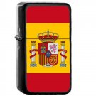 Spain Country National Emblem Flag - 	Oil Windproof Flip Top Black Lighters Briquet Encendedor 2417