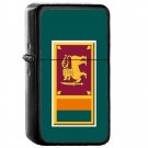 Sri Lanka Country National Emblem Flag - Oil Flip Top Black Lighters 2422