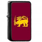 Sri Lanka Country National Emblem Flag - Oil Flip Top Black Lighters 2426