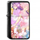 Akemi Homura Madoka Cafe Magica - Oil Windproof Flip Top Black Lighters Briquet Encendedor 488