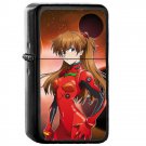 Asuka Shikinami Souryuu Langley - Oil Windproof Flip Top Black Lighters Briquet Encendedor 523