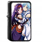Asuna Yuuki Sword Art Online SAO - Oil Windproof Flip Top Black Lighters Briquet Encendedor 373