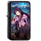 Bakemonogatari Kiss Shot - Oil Windproof Flip Top Black Lighters Briquet Encendedor 475