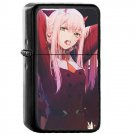 Darling in the Franxx Zero Two - Oil Windproof Flip Top Black Lighters Briquet Encendedor 545