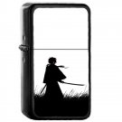 Himura Kenshin Samurai - Oil Windproof Flip Top Black Lighters Briquet Encendedor 588