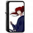 Himura Kenshin Samurai - Oil Windproof Flip Top Black Lighters Briquet Encendedor 589