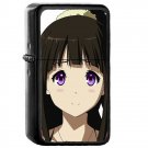 Hyouka Eru Chitanda - Oil Windproof Flip Top Black Lighters Briquet Encendedor 535