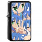 Izumi Konata Lucky Star - Oil Windproof Flip Top Black Lighters Briquet Encendedor 490