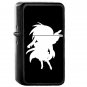 Izumi Konata Lucky Star - Oil Windproof Flip Top Black Lighters Briquet Encendedor 492
